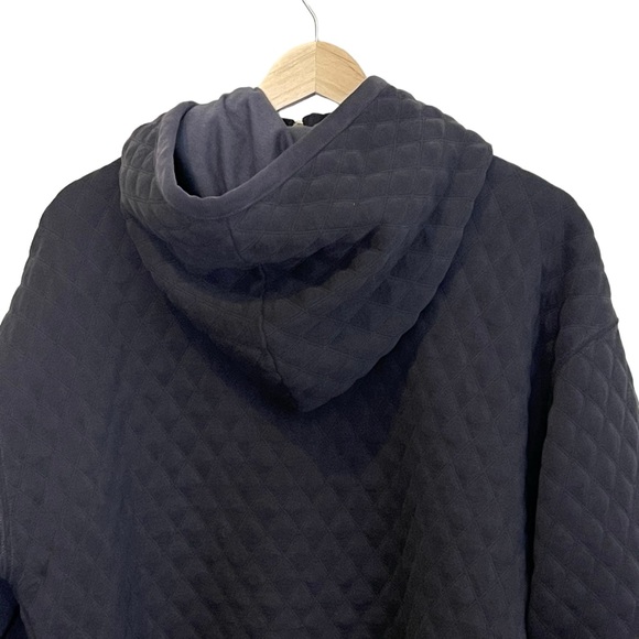 Free People Movement Hibernation Quilted Cropped Hoodie Jacket Size S Black - Picture 7 of 16